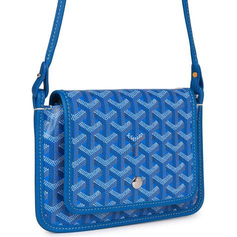 goyard plumet wallet clutch goyardine sky blue|Goyard plumet pocket.